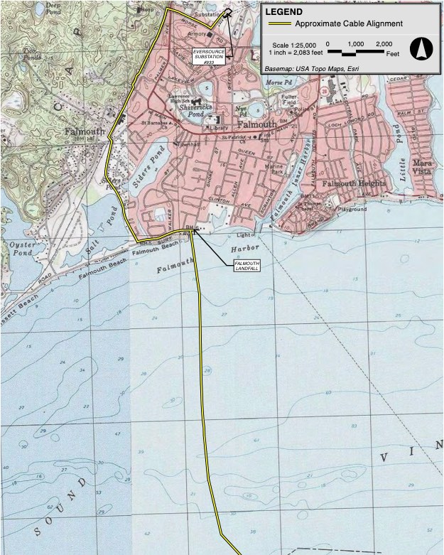 Martha’s Vineyard Reliability Project Route Maps