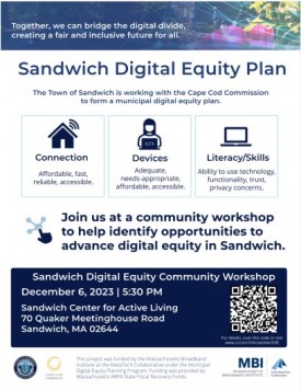 Sandwich Digital Equity Meeting, December 16, 5:30 p.m.